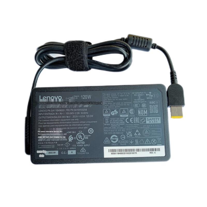 Lenovo Original 120W Square-Port AC Adapter