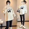Trendy Maternity Sweatshirts - Loose, Stylish, Belly-Covering Wear for Moms, Autumn/Spring 2025.