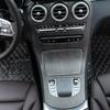 Car Central Control Gear Shift Panel Covers Frame Interior For Mercedes Benz C GLC Class W205 X235 2014- Auto Accessories