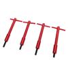 4PCS Valve Cover T Bar 1 4in 20 Red Aluminum Valve Cover Wing Nut Replacement for Chevy V8 1955 1986