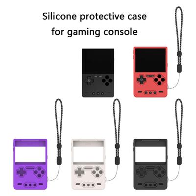 Coque de Protection en Silicone pour Manette avec Cordon pour Console Trimui Brick Coque Anti-Rayures Peau Manchon Protecteur