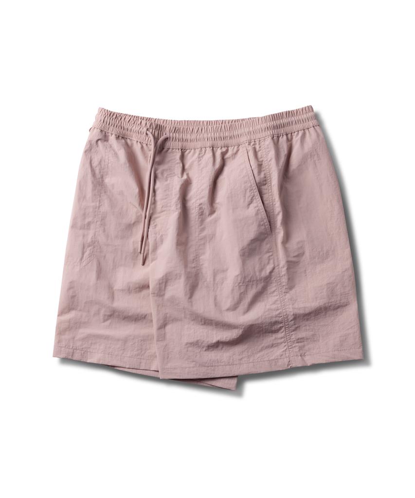 BASIC HOUSE Uni Nylon String Band Half Pants Pink Lzhp3103 (A Type)