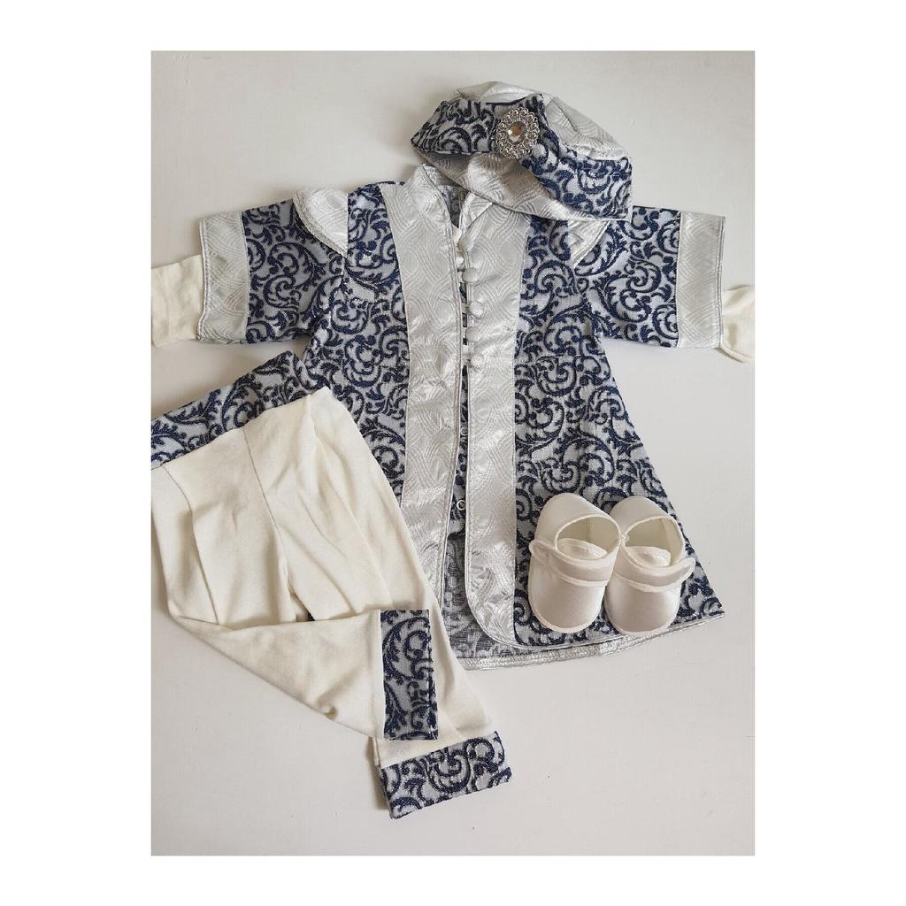 ( With Booties ) 0 6 Months And 1 Year Old Circumcision Mevlt Outfit, Circumcision Mevlt Dress ehzade Baby Gift