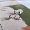 Silver Earrings with Cubic Zirkonia (2191674)
