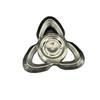 Novel Three-leaf Stainless Steel Hand Spinner  EDC Fidget Spinner Stress Relief Toy ADHD Fidget Toy Fingertip Spinning Toy