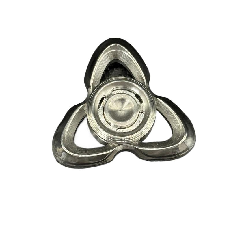 

Новый ручной спиннер из нержавеющей стали с тремя лопастями EDC Fidget Spinner Игрушка для снятия стресса ADHD Fidget Toy Игрушка для вращения на кончиках пальцев серый