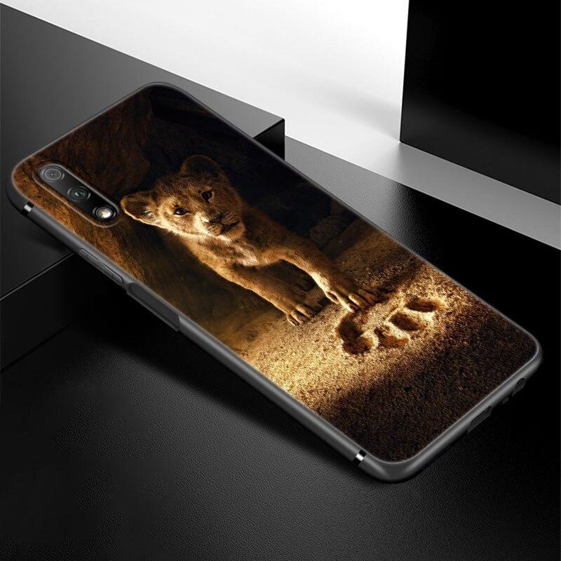 Husă Telefon Animal Leu Tigru Pentru Huawei Honor 7A 8A 9X 20 Pro 8 10X Lite 9A 8C 9C 20E 7S 8S 20S 8X 10i 20i 30i Husă Moale Neagră