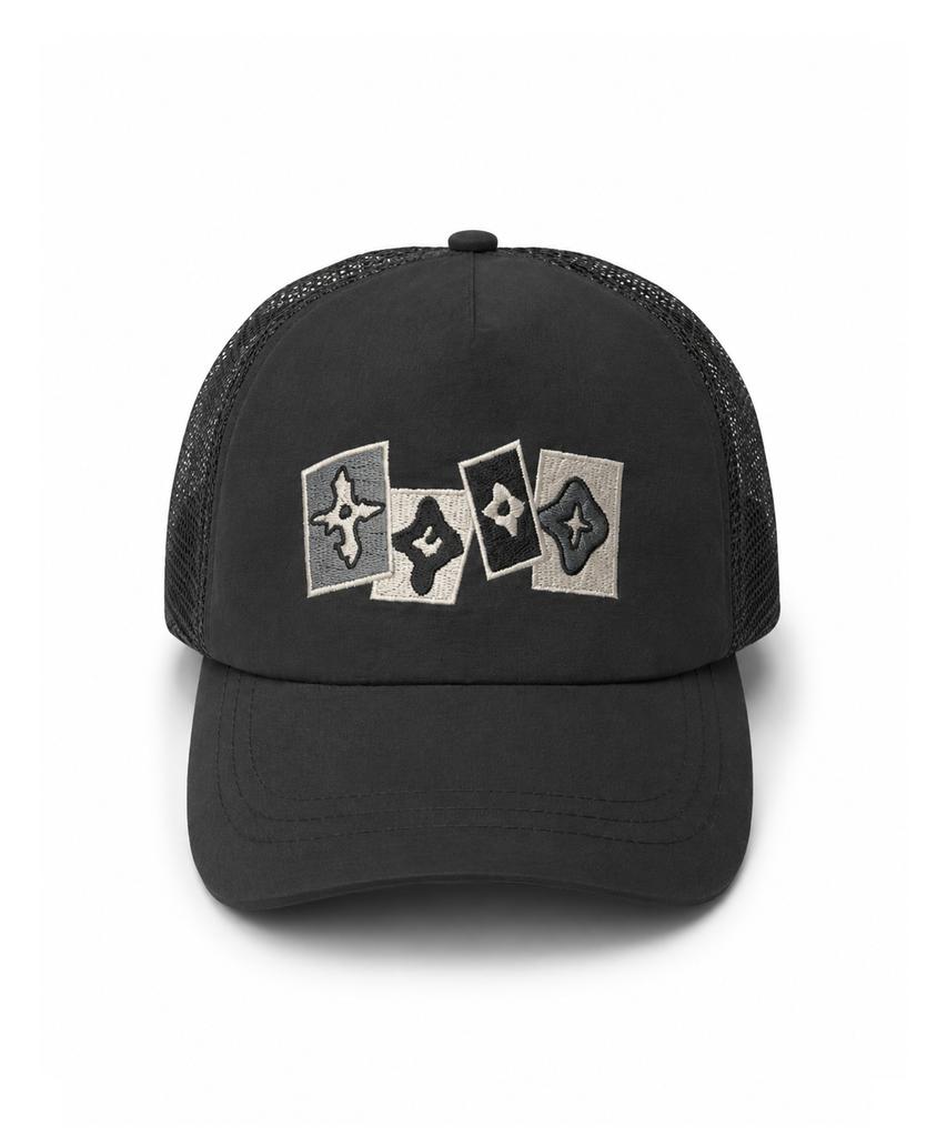 NOT4NERD Fragment Symbol Mesh Running Cap - Black