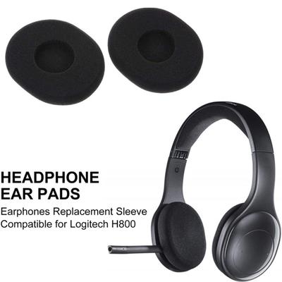 1 Pair 75X65Mm Black Headset Earpads For Logitech H800 H 800 Headset
