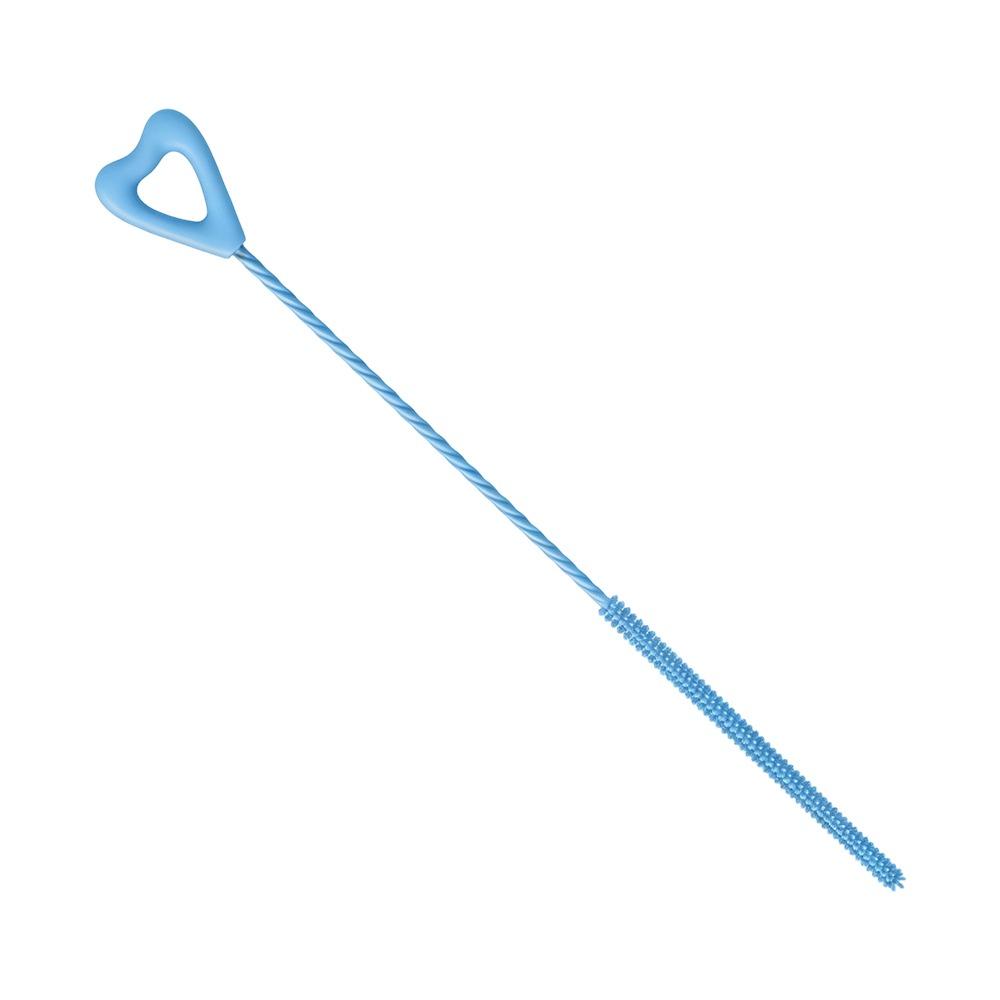 

Long Silicone Straw Cleaning Brush Reusable Gap Brush Drinking Straw Cleaner Brush for Stanley Blue-6mm