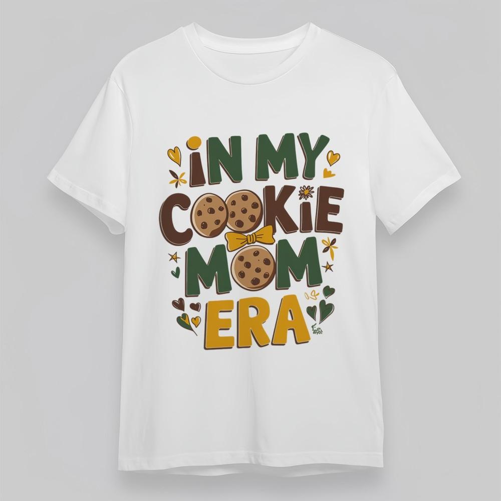 

Women s Plus Size Classic T Shirt Colorful Cookie Mom Era Star Heart Pattern Tee L