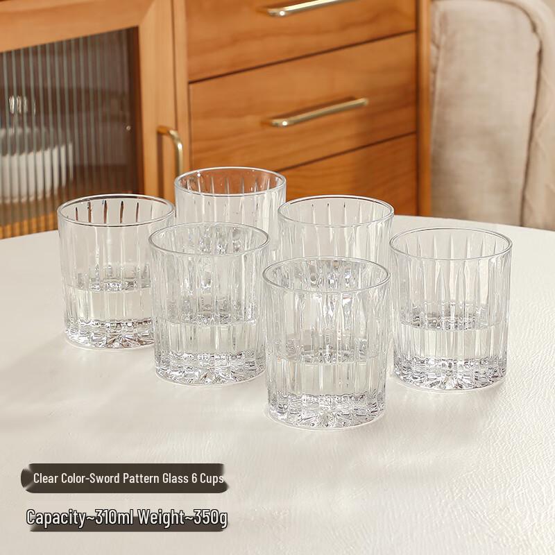 

Vertical Stripe Whiskey & Beer Glass Set