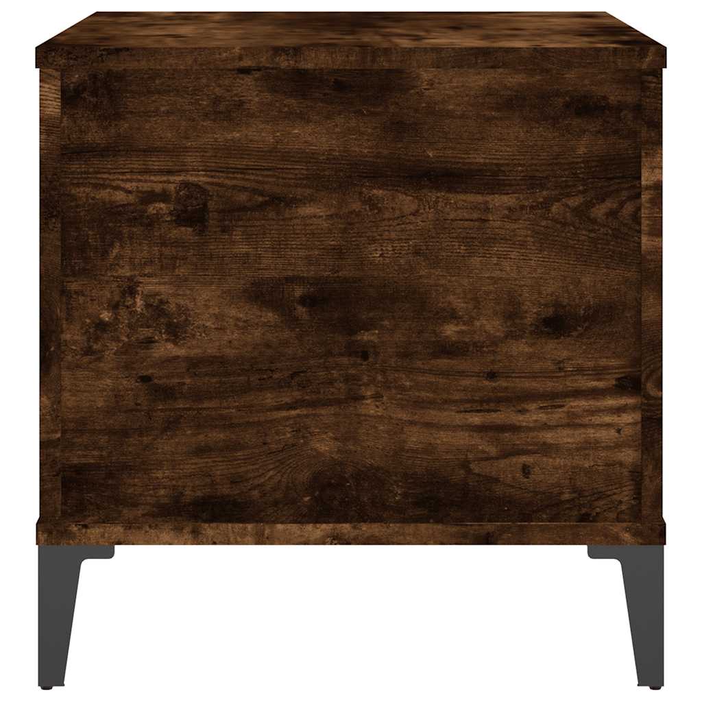 Coffee Table Smoked Oak 60 x 44.5 x 45 cm Wood Based Panel