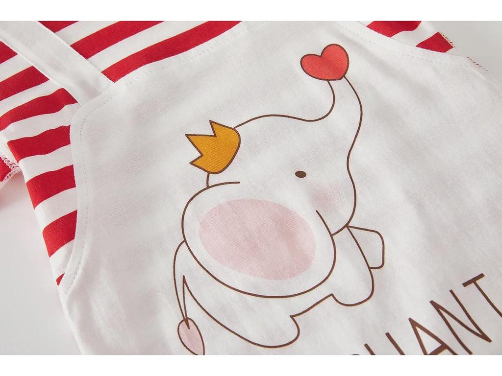 Unisex Newborn Pure Cotton Short-Sleeve Romper - Boneless One-Piece Crawling Outfit for Babies