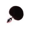 Beginner Mini Rabbit Tail Anal Plug for Women - Small Size Erotic Toy