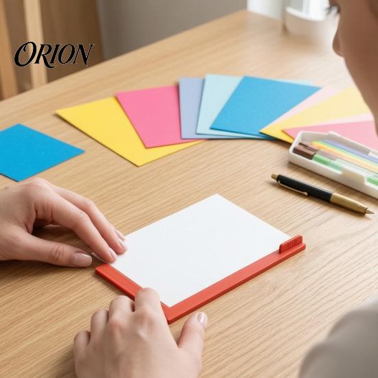Precision Paper Guide Craft Alignment Tool Set, 7 Size Ruler with Storage Card Making Spacing Case, Color Coded Positioning for Scrapbooking Edge