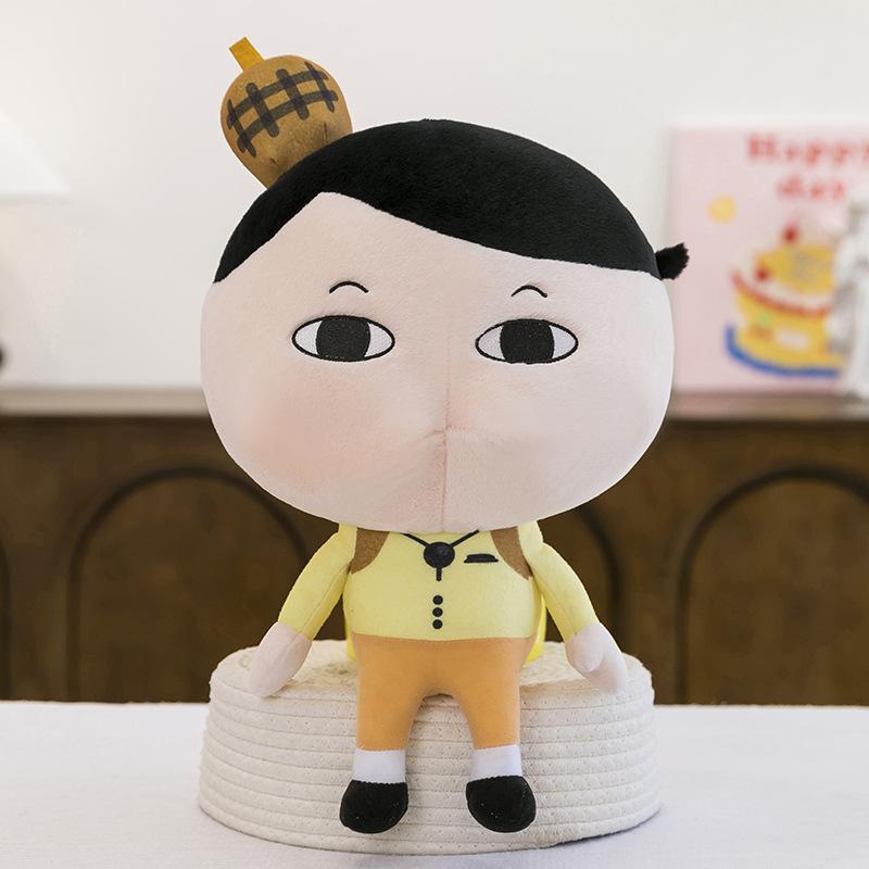 Kreative Plüschpuppe Polizistin mit Kaninchenhaar, Mädchen, Kuscheltier, süße Puppe, Geburtstag