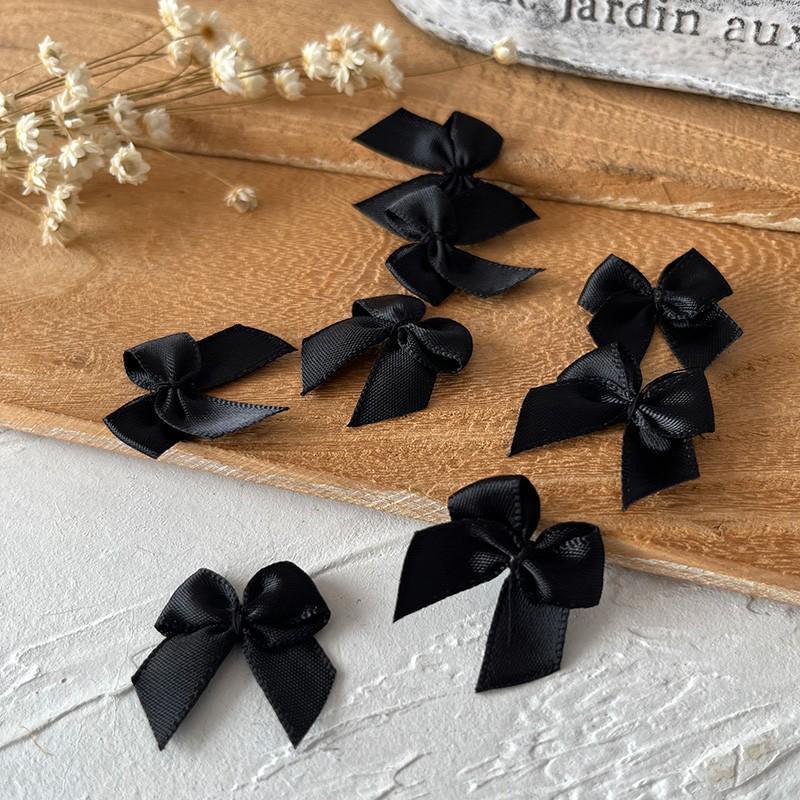 2.5cm Wide Handmade Ribbon Bow Knot for DIY Clothing & Hair Accessories, Card Holders, and Decorations