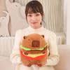 Capybara Hamburger Plush Pillow Doll - Perfect Birthday Gift for Women