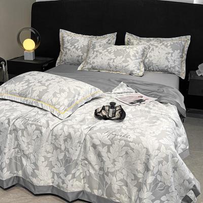 Lilang Green Bamboo Summer Cooling Quilt Set
