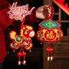 Chinese New Year Decorations 2026 Lucky Fortune Hanging Pendants Traditional Spring Festival Living Room Hanging Ornaments