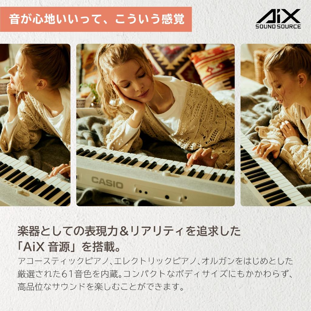 CASIO Electronic Keyboard Casiotone RD favorite keyboard with tones that you can easily carry around CT-S1 (Red) Harami-chan's 61-key high-quality