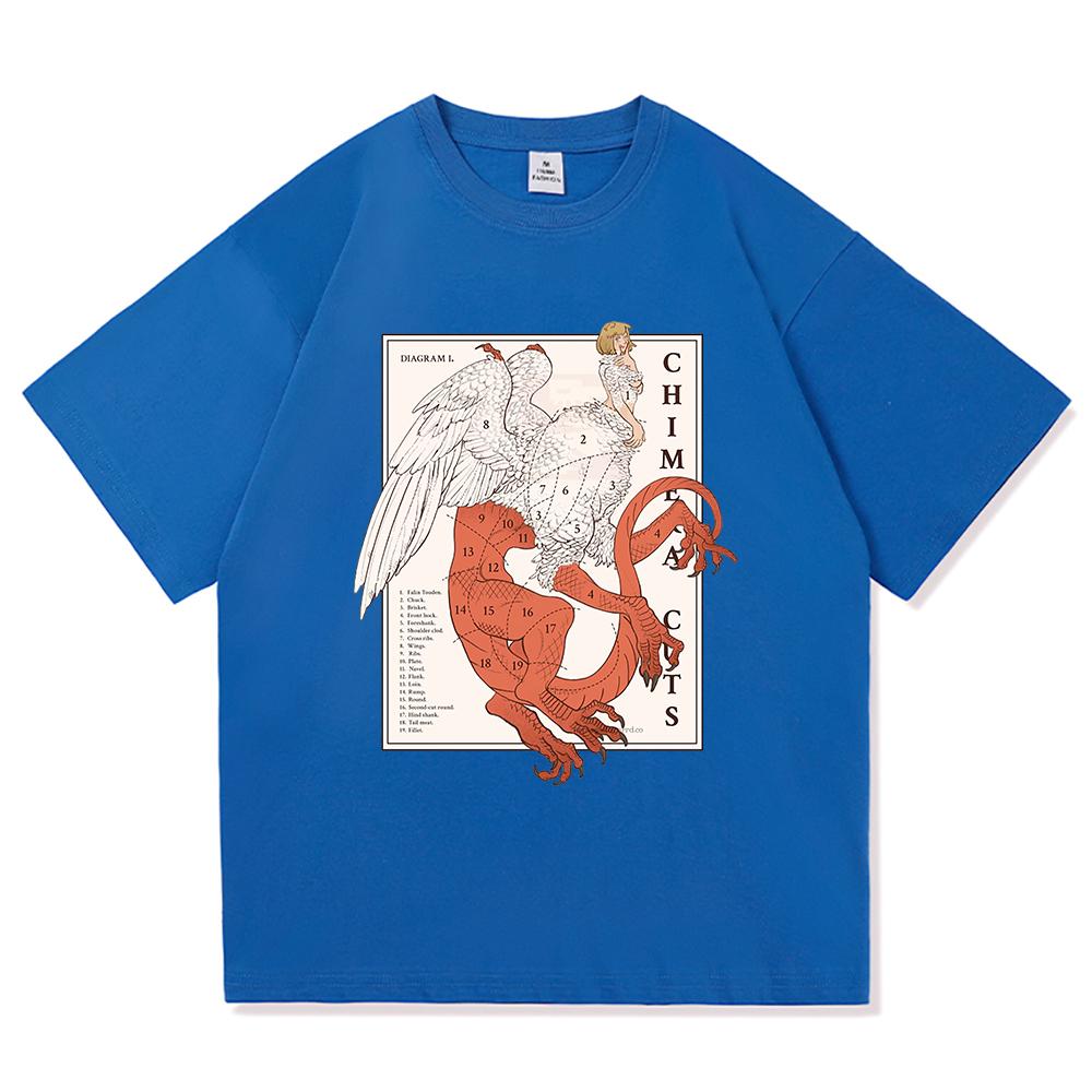 Lecker in Dungeon Meshi Izutsumi Gebratener Reis T-Shirt Herren Damen Kleidung Halloween Hohe Qualität Oberteile Baumwoll-T-Shirts