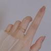 Fashion women's multi-layer thin ring Women's exquisite classic stainless steel ring Fashion Zircon Zircon gifts