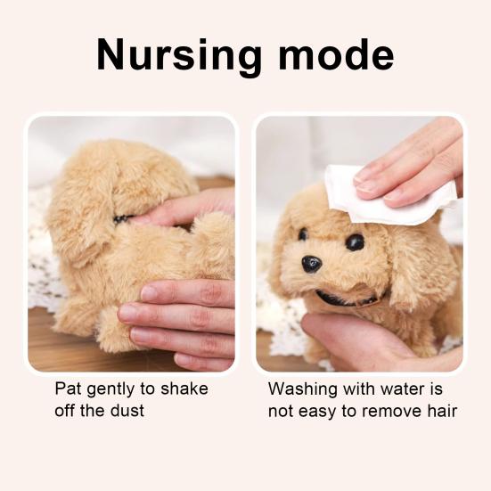 1 Set Kids Electronic Plush Dog Toy Walking Interactive Puppy Rabbit Cat Plushie Toy Toddlers Boys Girls Educational Simulation Animal Toy