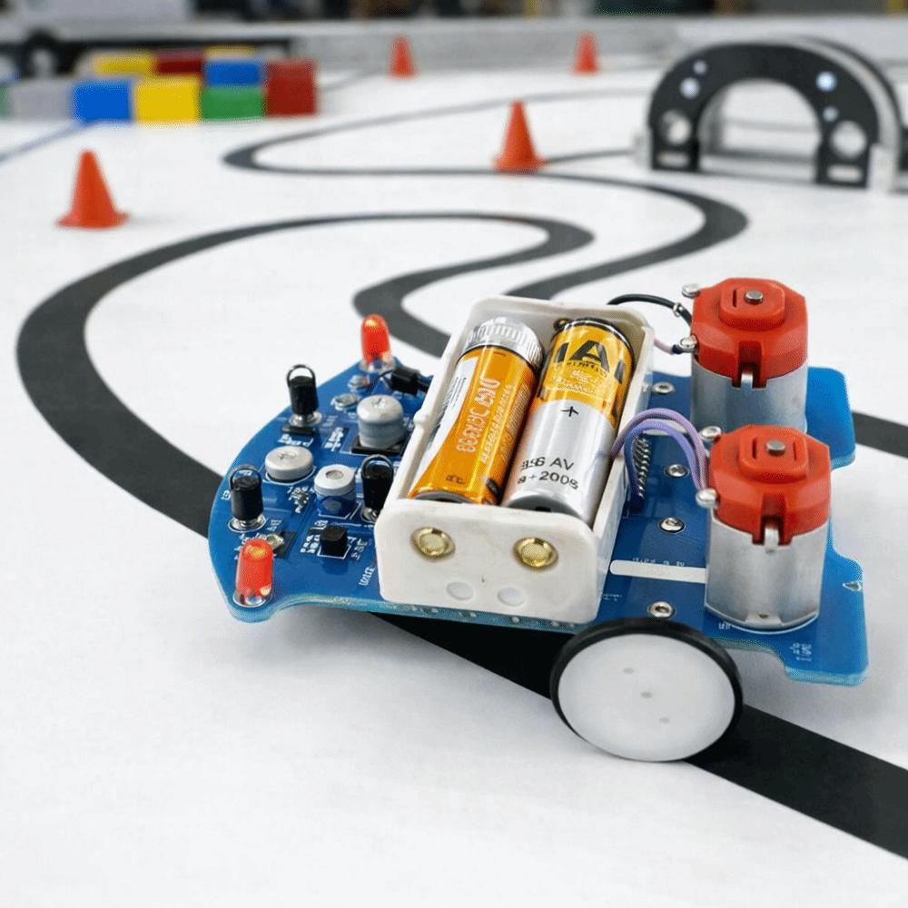 Smart Patrol D2-5 Intelligent Tracking Car DIY Kit Line Following Robot  Science Fair