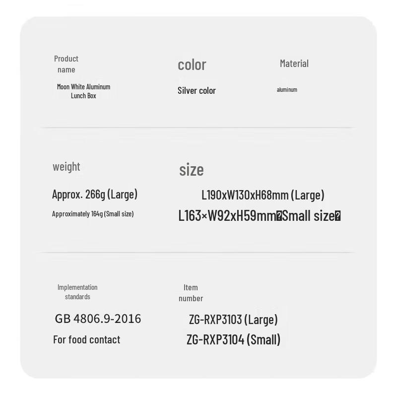 Barbecue Master Aluminum Camping Lunch Box