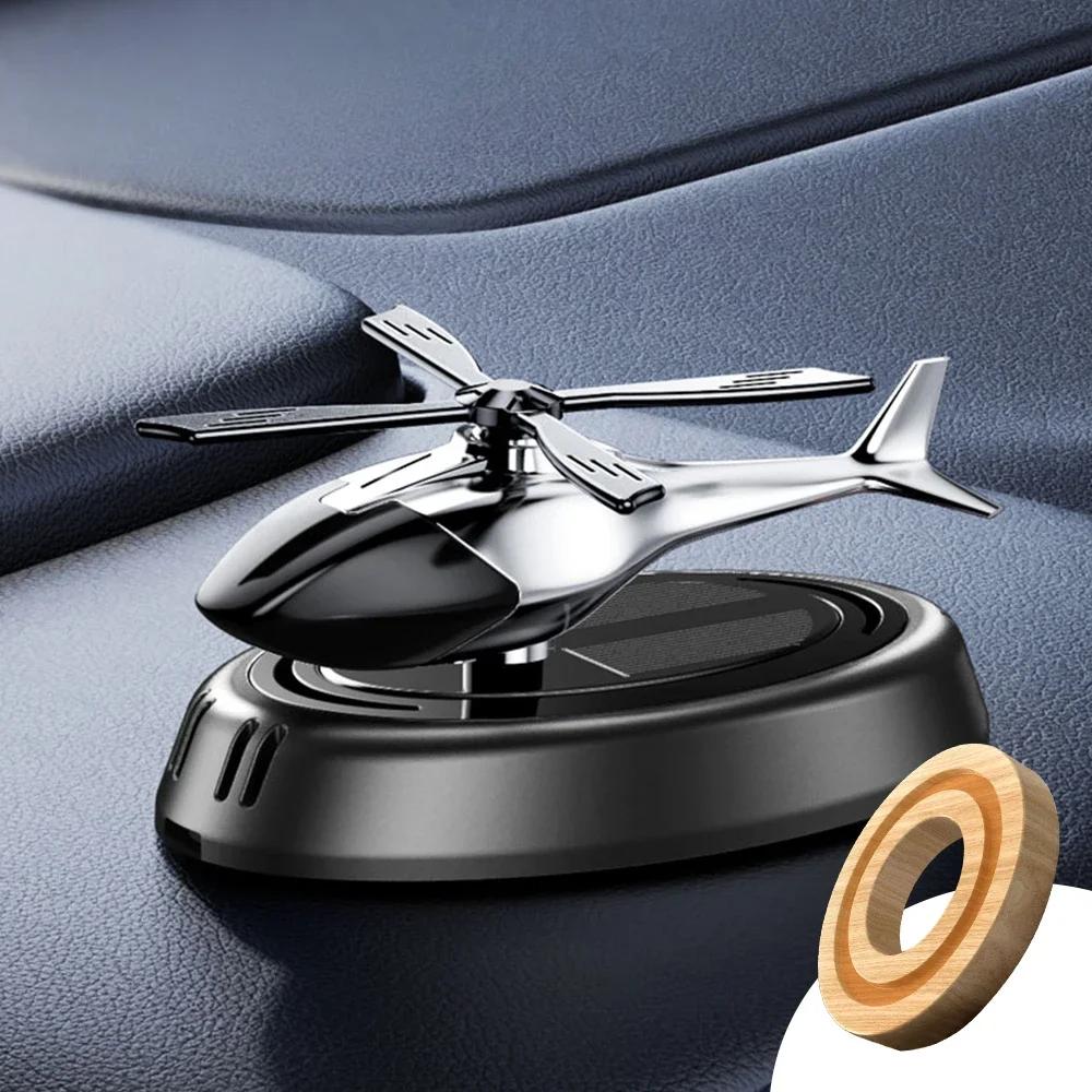 Solar Car Air Freshener Perfume Helicopter Decoration Interior Decoration Solar Car Rotating Aromatherapy Perfume Diffuser