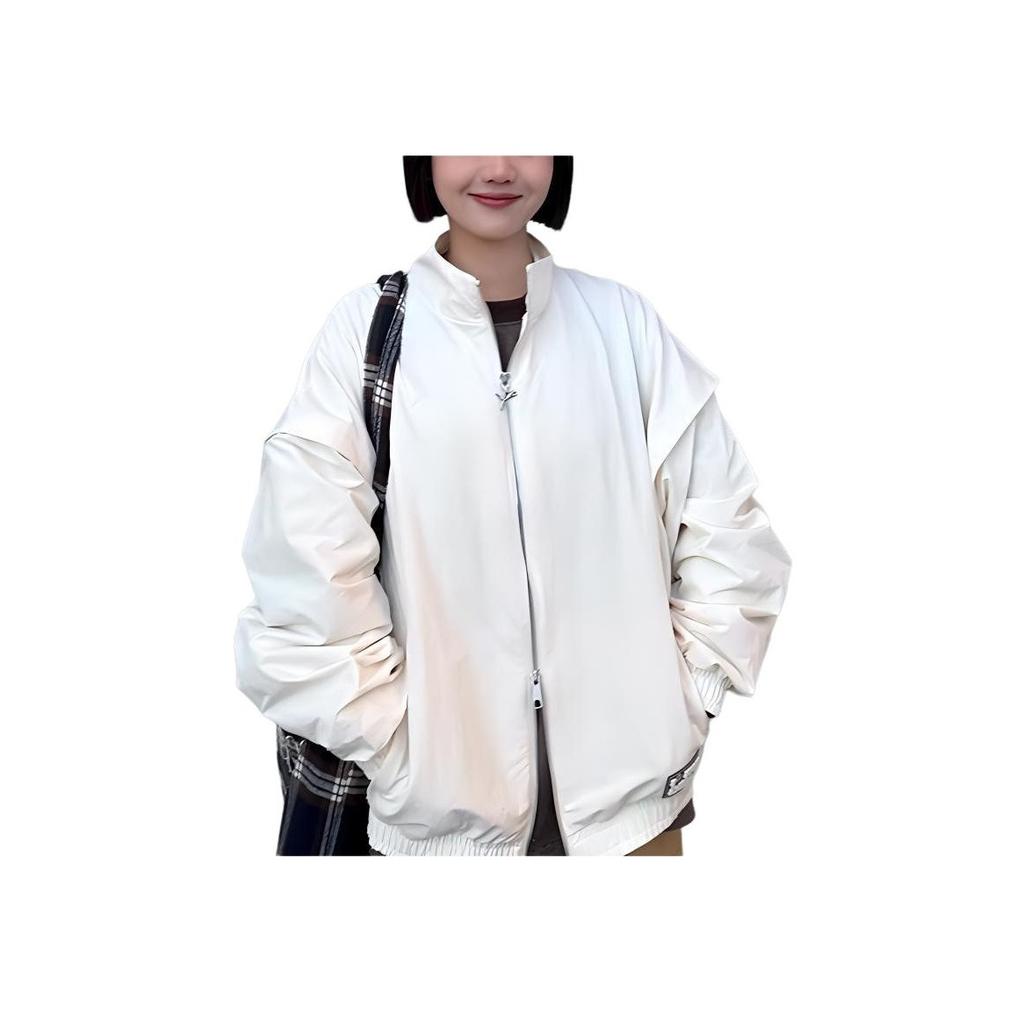 Puma Solid Color Comfortable Zip Collar Jacket Unisex Jacket Almond 631528-87