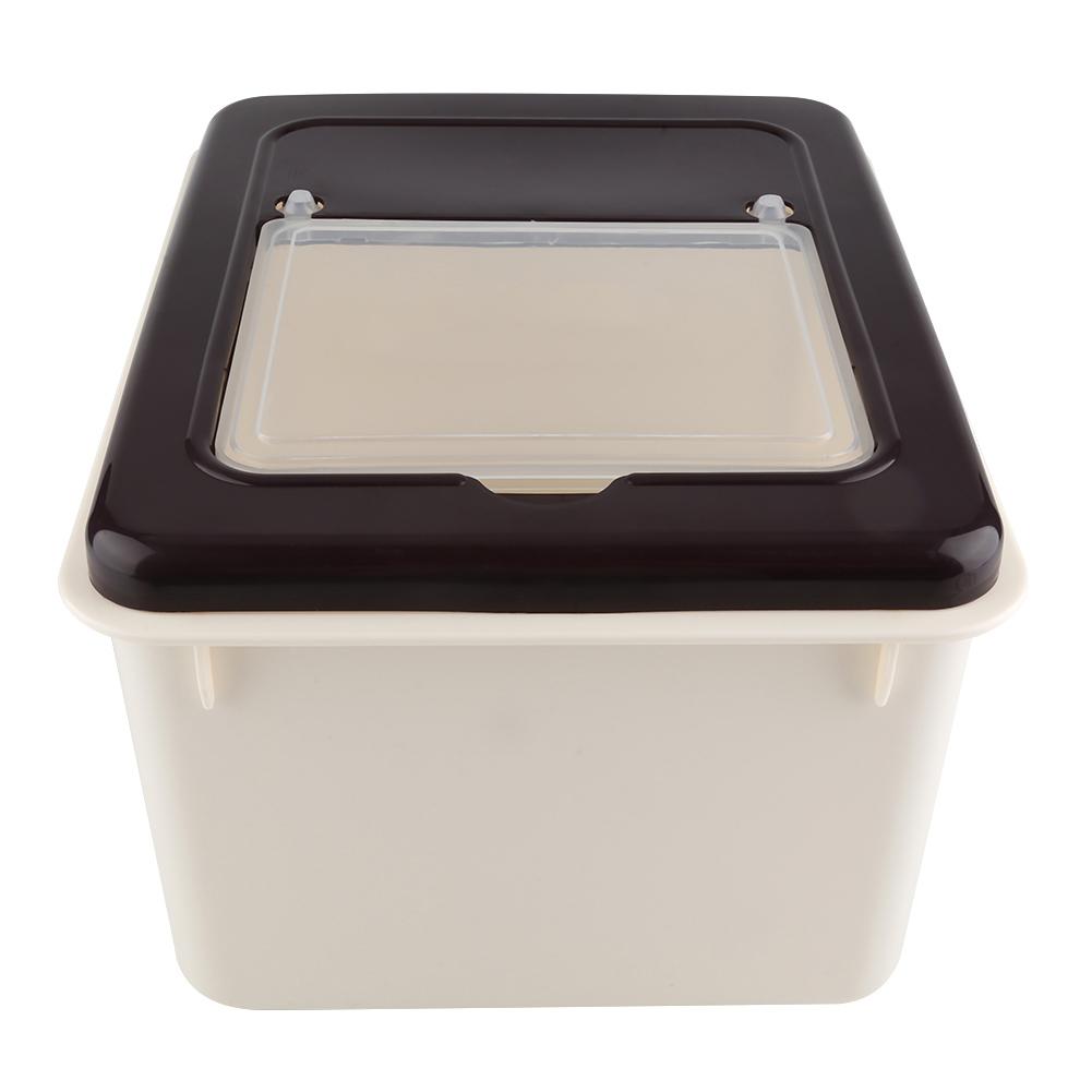 Portable Rice Storage Bin Kitchen Plastic Cereal Grain Bean Food Storing Box Food Container(#2)