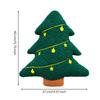 Christmas TreeShaped Soft Throw Tree Shaped Pillow Padded Holiday Cushion for