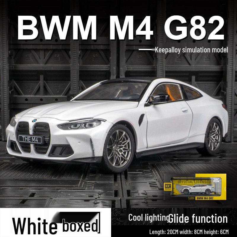 

Caipo 68280K BMW M4 G82 Alloy Sports Car Model with Sound and Light белый