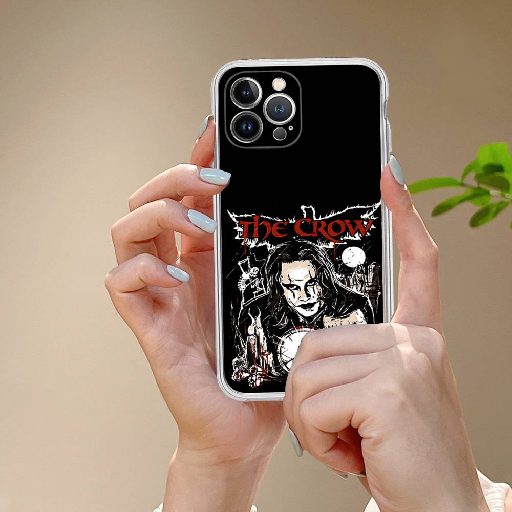 T-The C-Crow Classic Movie For IPhone 17 16 15 14 13 12 11 Pro Max Plus Mini Funda For Transparent Cover