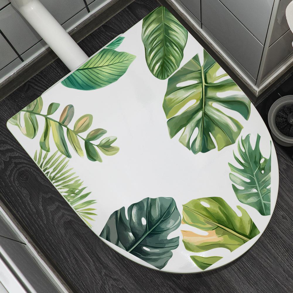 Small Fresh Greenery Turtle Back Leaves Bedroom Living Room Home Background Beautification Decoration Wall Stickers