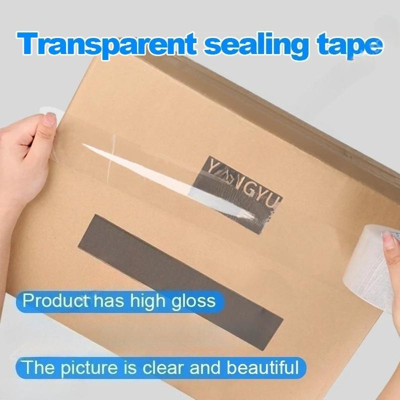 1 Roll Packaging Tape Transparent Tape Express Packaging Tape Carton Sealing Tape Logistics Transportation Packaging Tape