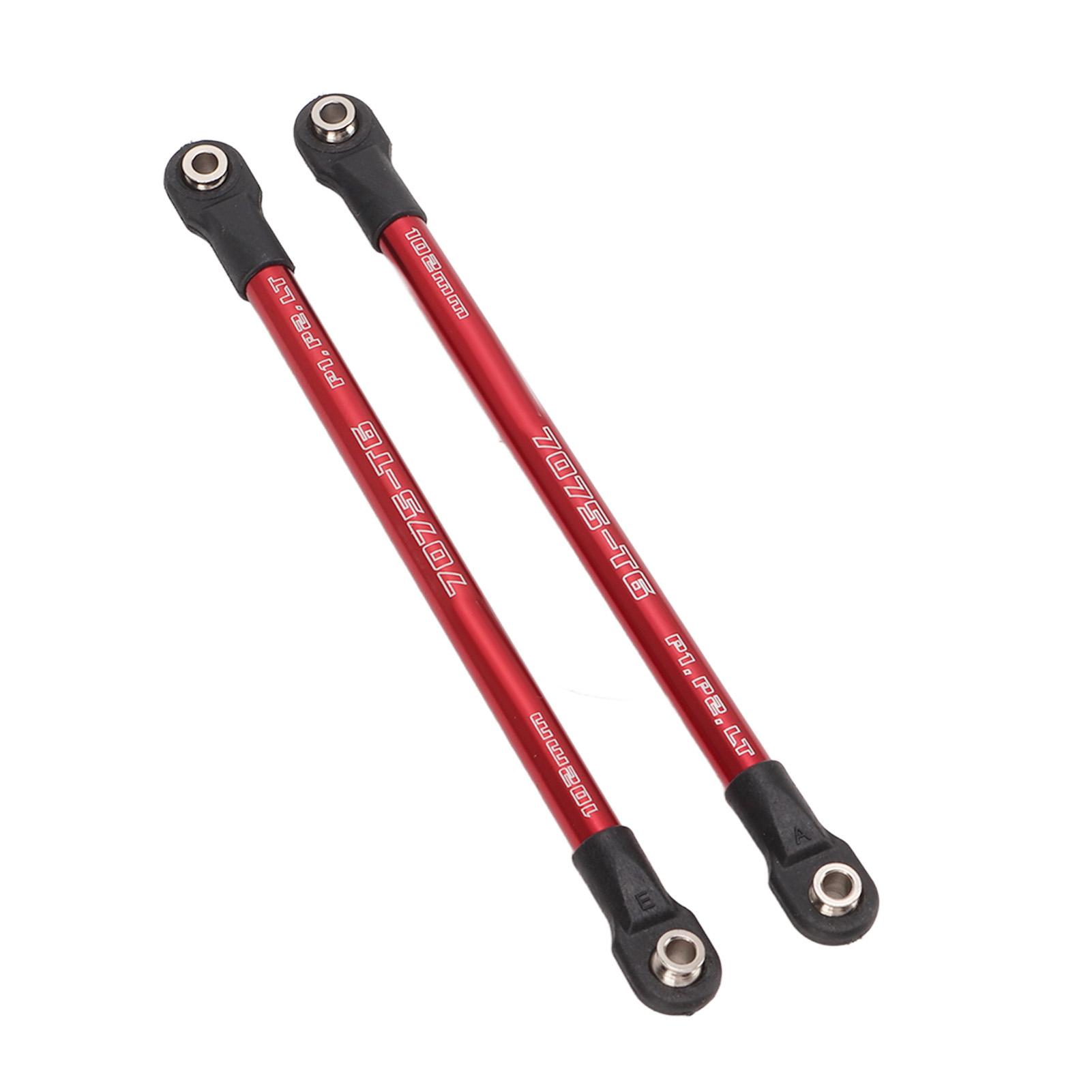 

2Pcs Aluminum Pushrods RC Car Push Rod for Traxxas E Revo Summit Revo 1/10 Remore Control Car