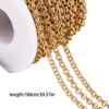 Classical Round O Shaped Copper Chain With Intricate Detailing For Handmade Necklace Bracelet Components