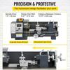 Aktualisierte 750W Mini-Metall Drehmaschine 8x16 Zoll Metall Drehmaschine mit Luxus-Zubehörkasten, 50-2500 U/min Stufenlos Variable Geschwindigkeiten MT3 Spindelkonus Metall Drehmaschine
