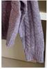 Women's Retro Loose Knit Wool Cardigan - Korean Autumn/Winter Style