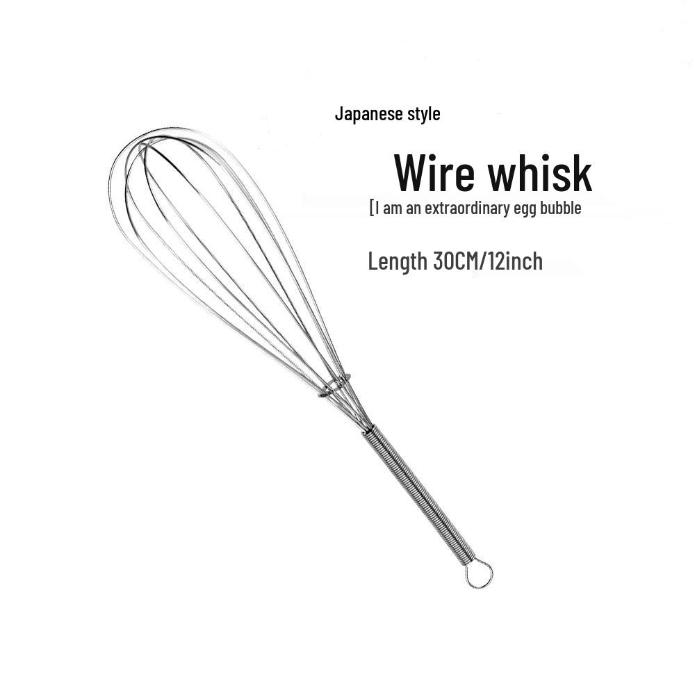 Stainless Steel Manual Egg Whisk & Beater