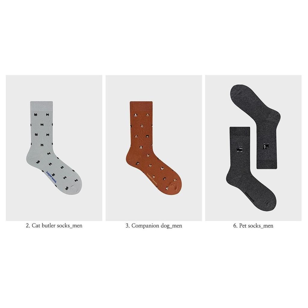 [BonjourMarch] 26SS Men’s Pattern Socks - 3 Pair Set (Gift Packaging Included)