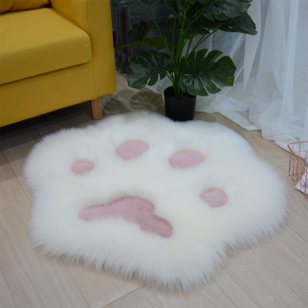 Breathable And Skin-friendly Area Rug Designed For Ultimate Comfort Cute Cat Paw Floor Carpet Mat