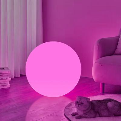 Lampada da Tavolo Sfera RGB Luce Sfera d'Atmosfera 16 Colori Dimmerabile AC o DC per Decorazione Casa Camera da Letto Ingresso Soggiorno Patio Festa