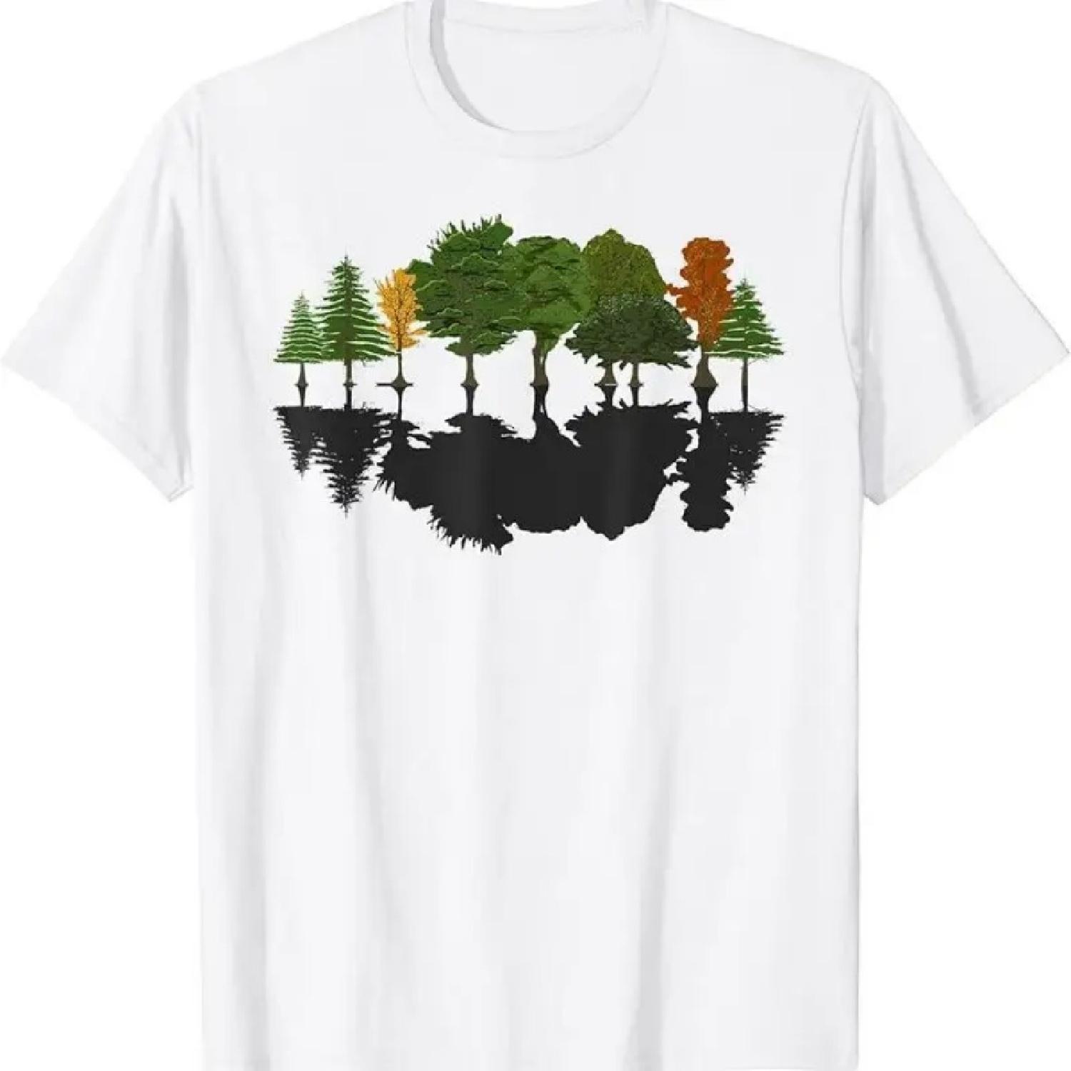 Outdoors Trees Wildlife Reflection Forest Nature T Shirt S