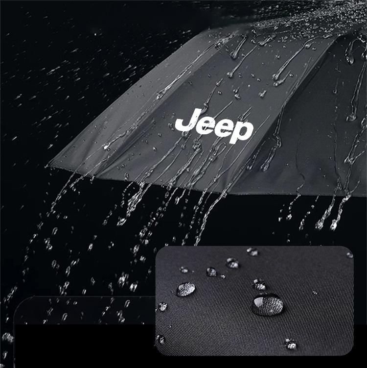 Car Umbrella For Jeep Renegade JK Compass Grand Cherokee Gladiator Patriot Trail Commander Automatic Folding Windproof Sunshade AMP1