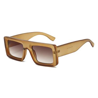 New Retro Tortoise Shell Square Sunglasses Y2K Personality Brand Design UV400 Protection for Women Men Casual